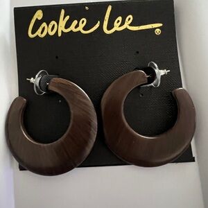 Crescent Hoop Earrings